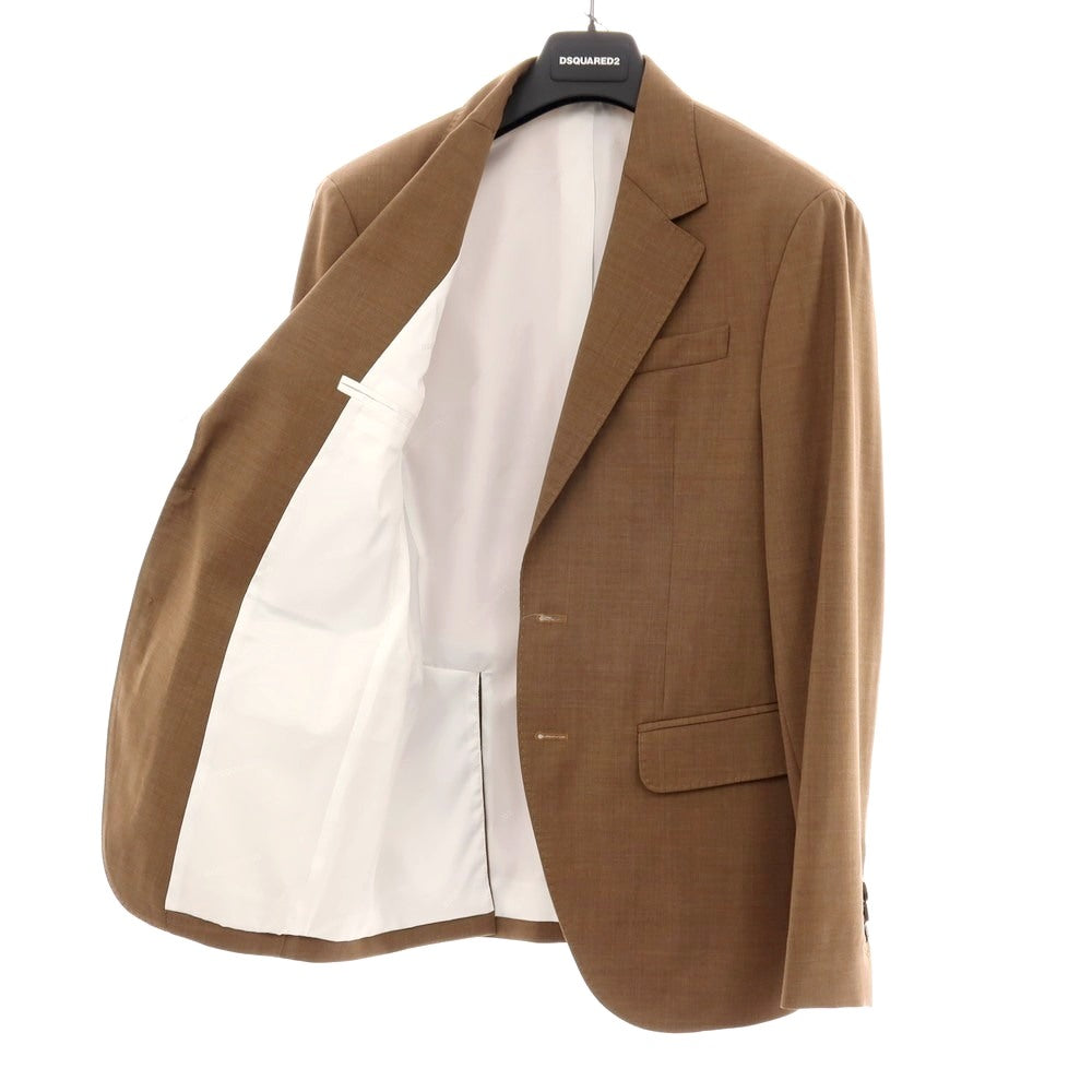 【新品】ディースクエアード DSQUARED2 CIPRO ウール 2つボタンスーツ ブラウン【サイズ42】【 状態ランクN 】【 メンズ 】