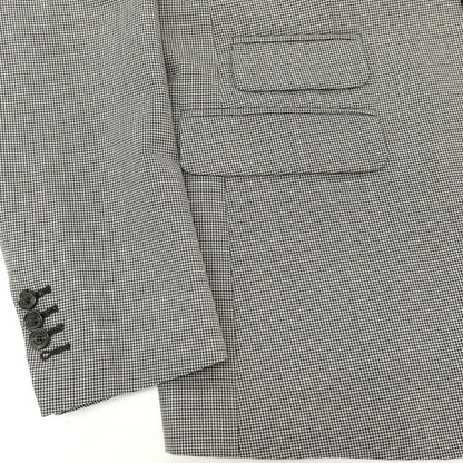 【新品アウトレット】ディースクエアード DSQUARED2 LONDON ウール ハウンドトゥース 2つボタンスーツ セットアップ グレー【サイズ52】【 状態ランクN- 】【 メンズ 】