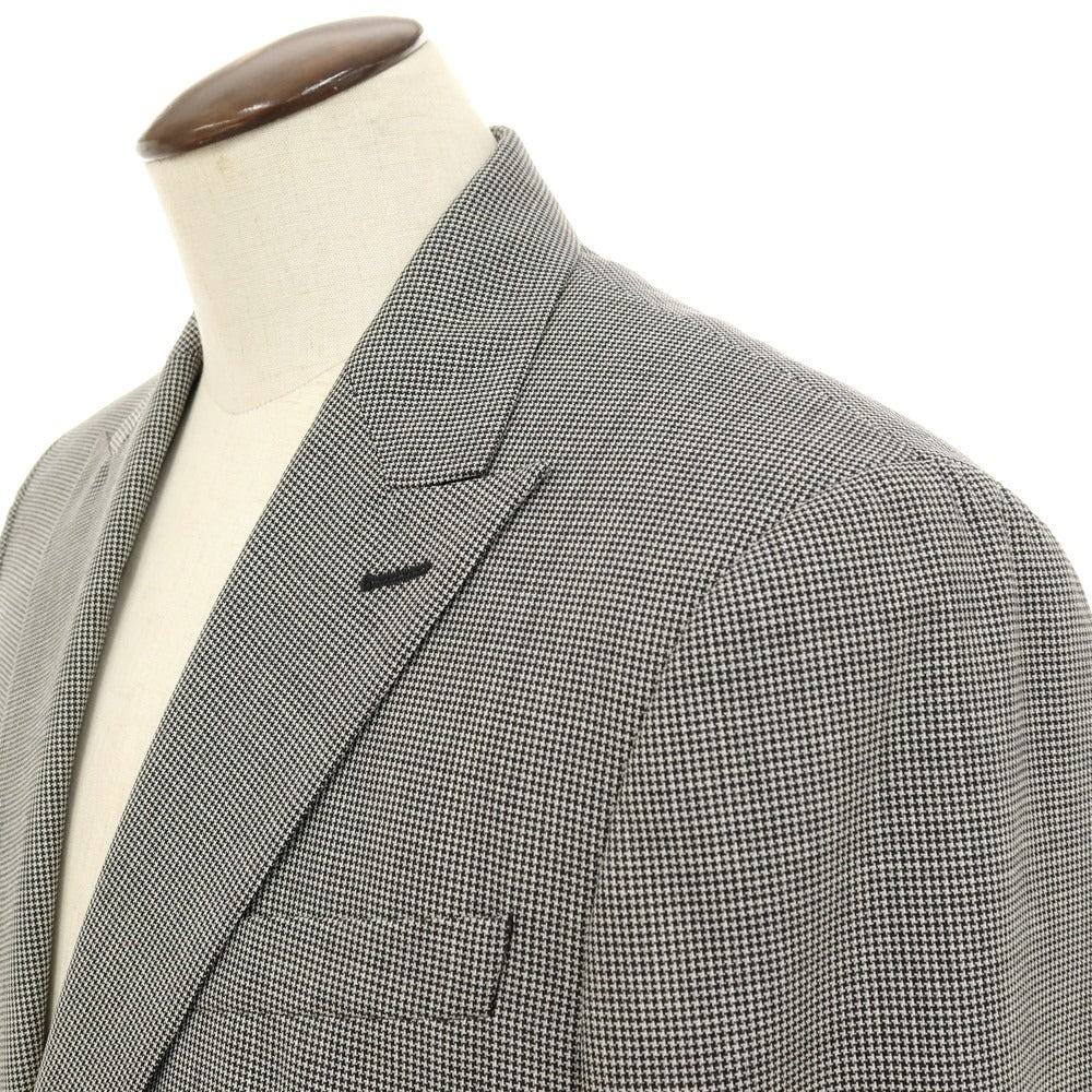 【新品アウトレット】ディースクエアード DSQUARED2 LONDON ウール ハウンドトゥース 2つボタンスーツ セットアップ グレー【サイズ52】【 状態ランクN- 】【 メンズ 】