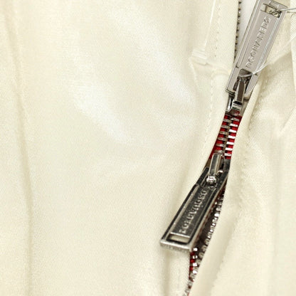 【新品】ディースクエアード DSQUARED2 コットンレーヨンポリウレタン ボウリング サテン ボンバージャケット ホワイト【サイズ44】【 状態ランクN 】【 メンズ 】