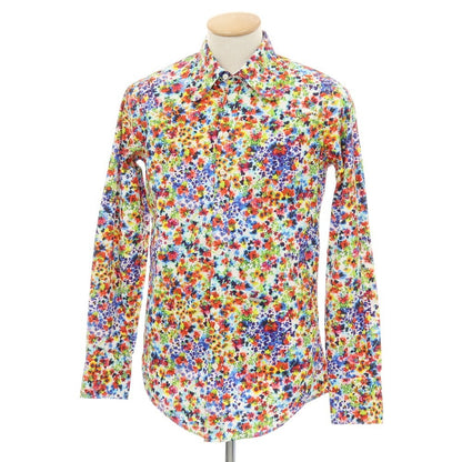 【新品】ディースクエアード DSQUARED2 Bob Shirt コットン フラワープリント カジュアルシャツ マルチカラー【サイズ44】【 状態ランクN 】【 メンズ 】
