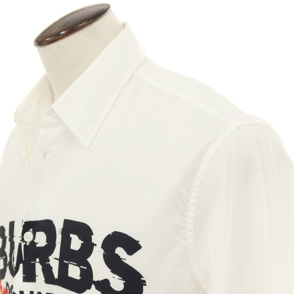 【新品】ディースクエアード DSQUARED2 コットン レギュラーカラー カジュアルシャツ ホワイト【サイズ50】【 状態ランクN 】【 メンズ 】