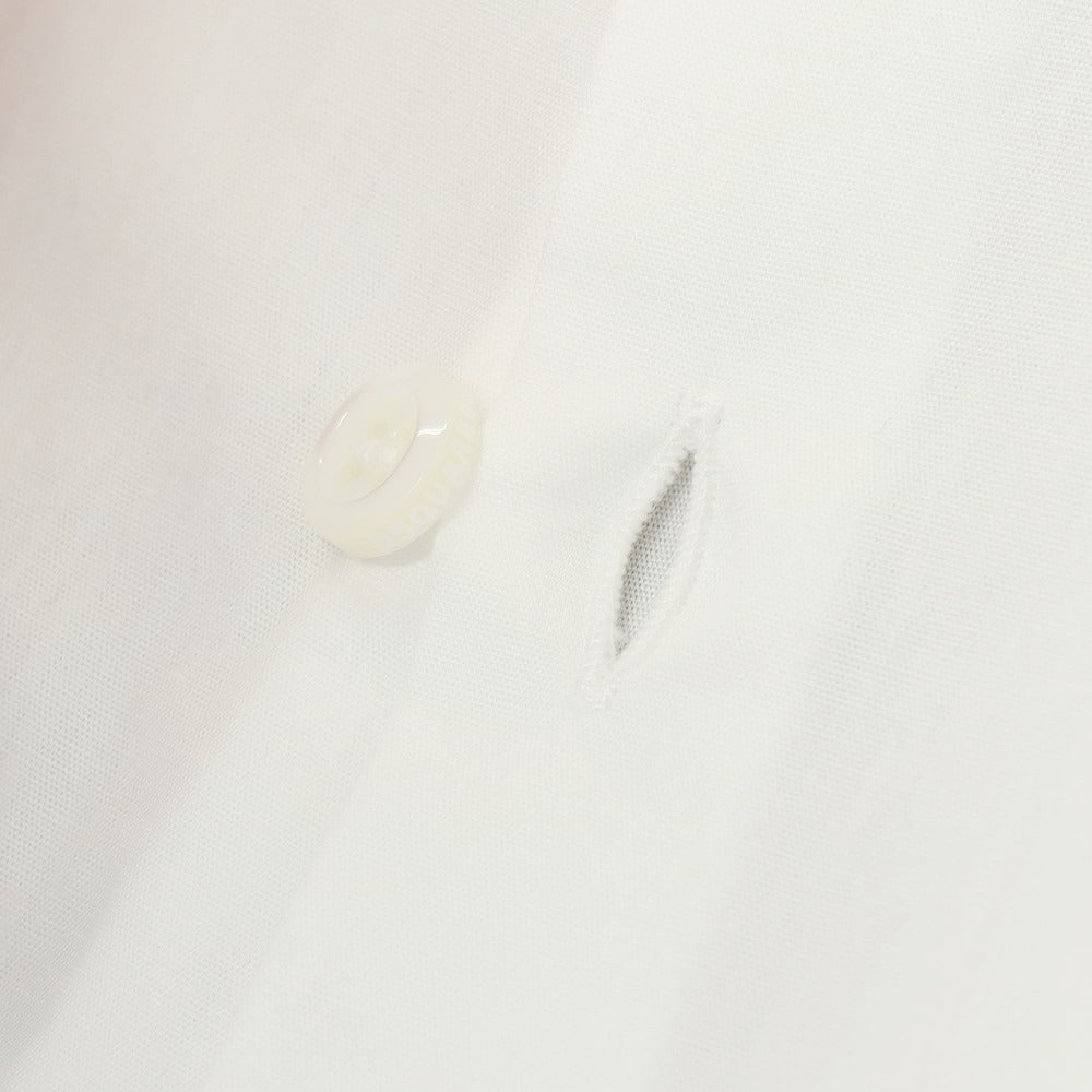 【新品】ディースクエアード DSQUARED2 コットン レギュラーカラー カジュアルシャツ ホワイト【サイズ50】【 状態ランクN 】【 メンズ 】