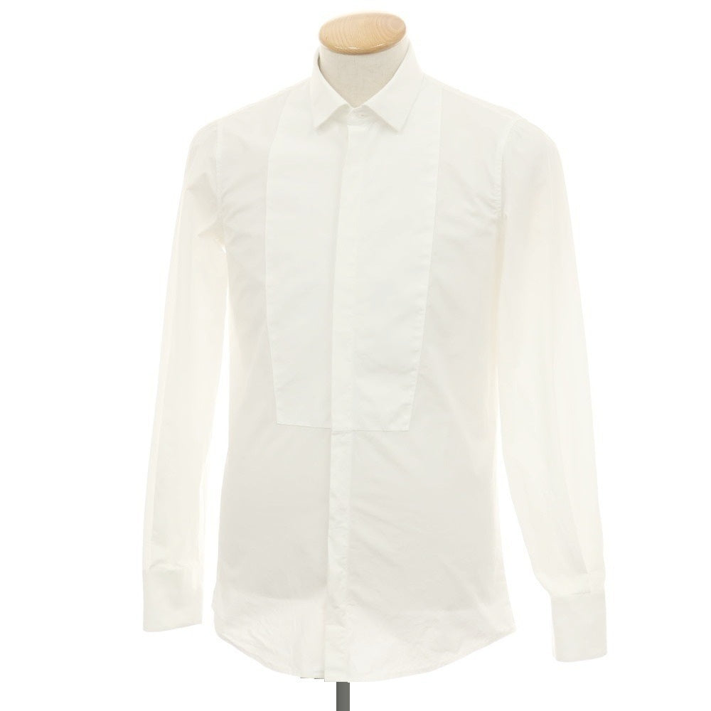 【中古】ディースクエアード DSQUARED2 ストレッチ コットン ドレスシャツ ホワイト【サイズ44】【 状態ランクB 】【 メンズ 】