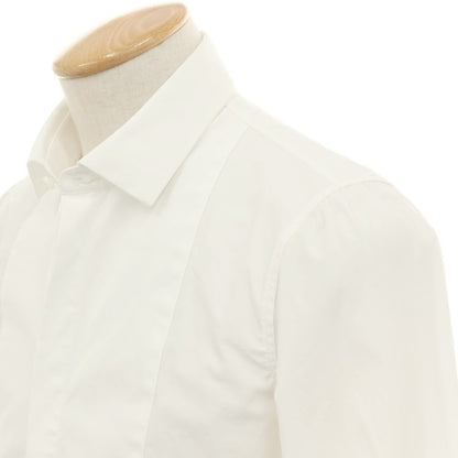 【中古】ディースクエアード DSQUARED2 ストレッチ コットン ドレスシャツ ホワイト【サイズ44】【 状態ランクB 】【 メンズ 】