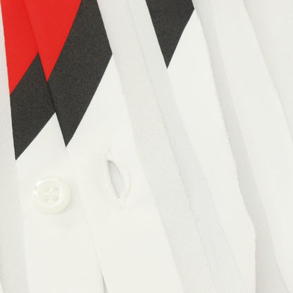 【新品】ディースクエアード DSQUARED2 × THE ROLLING STONES コットン バンドカラー ノースリーブシャツ ホワイト【サイズ46】【 状態ランクN 】【 メンズ 】