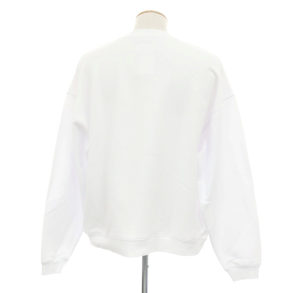 【SALE10%OFF/返品不可】【新品】ディースクエアード DSQUARED2 コットン クルーネック スウェット ホワイト【 サイズS 】【 状態ランクN 】【 メンズ 】