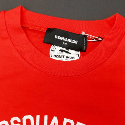 【新品】ディースクエアード DSQUARED2 コットン クルーネック 半袖Ｔシャツ レッド【サイズXS】【 状態ランクN 】【 メンズ 】