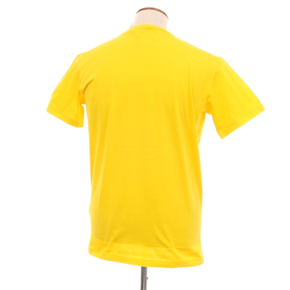 【新品】ディースクエアード DSQUARED2 コットン クルーネック 半袖Ｔシャツ イエロー【サイズM】【 状態ランクN 】【 メンズ 】