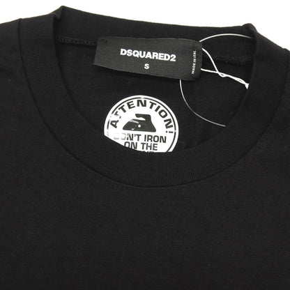 【新品】ディースクエアード DSQUARED2 コットン クルーネック 半袖Ｔシャツ ブラック【サイズS】【 状態ランクN 】【 メンズ 】