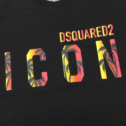 【新品】ディースクエアード DSQUARED2 コットン クルーネック 半袖Ｔシャツ ブラック【サイズS】【 状態ランクN 】【 メンズ 】