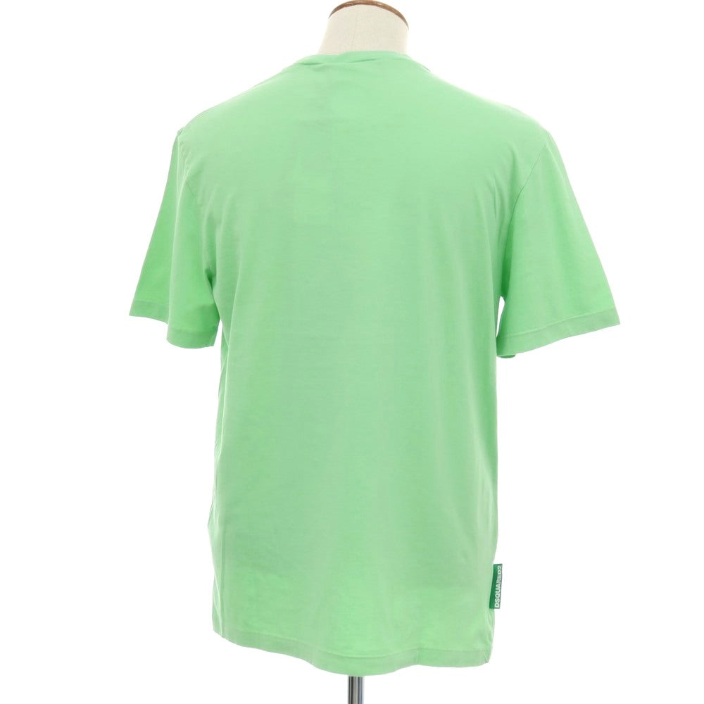 【新品】ディースクエアード DSQUARED2 ONE LIFE ONE PLANET コットン クルーネック 半袖Ｔシャツ グリーン【サイズM】【 状態ランクN 】【 メンズ 】