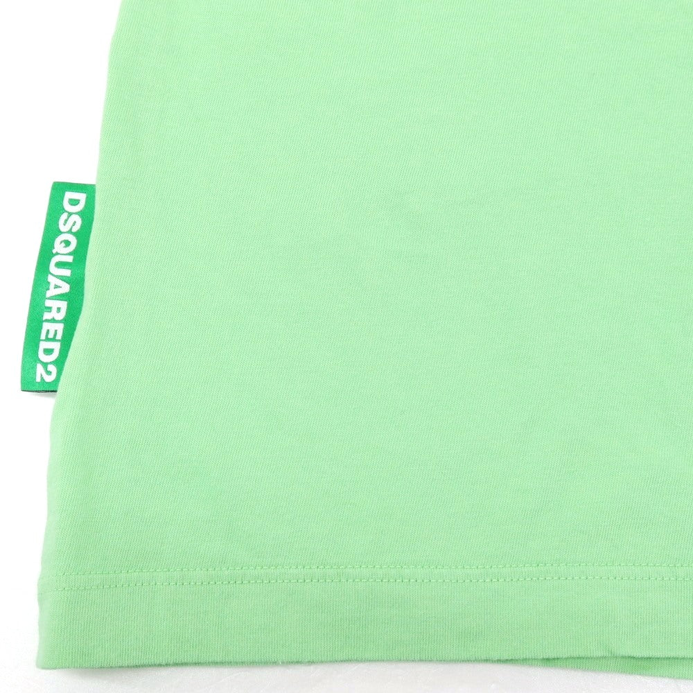 【新品】ディースクエアード DSQUARED2 ONE LIFE ONE PLANET コットン クルーネック 半袖Ｔシャツ グリーン【サイズM】【 状態ランクN 】【 メンズ 】