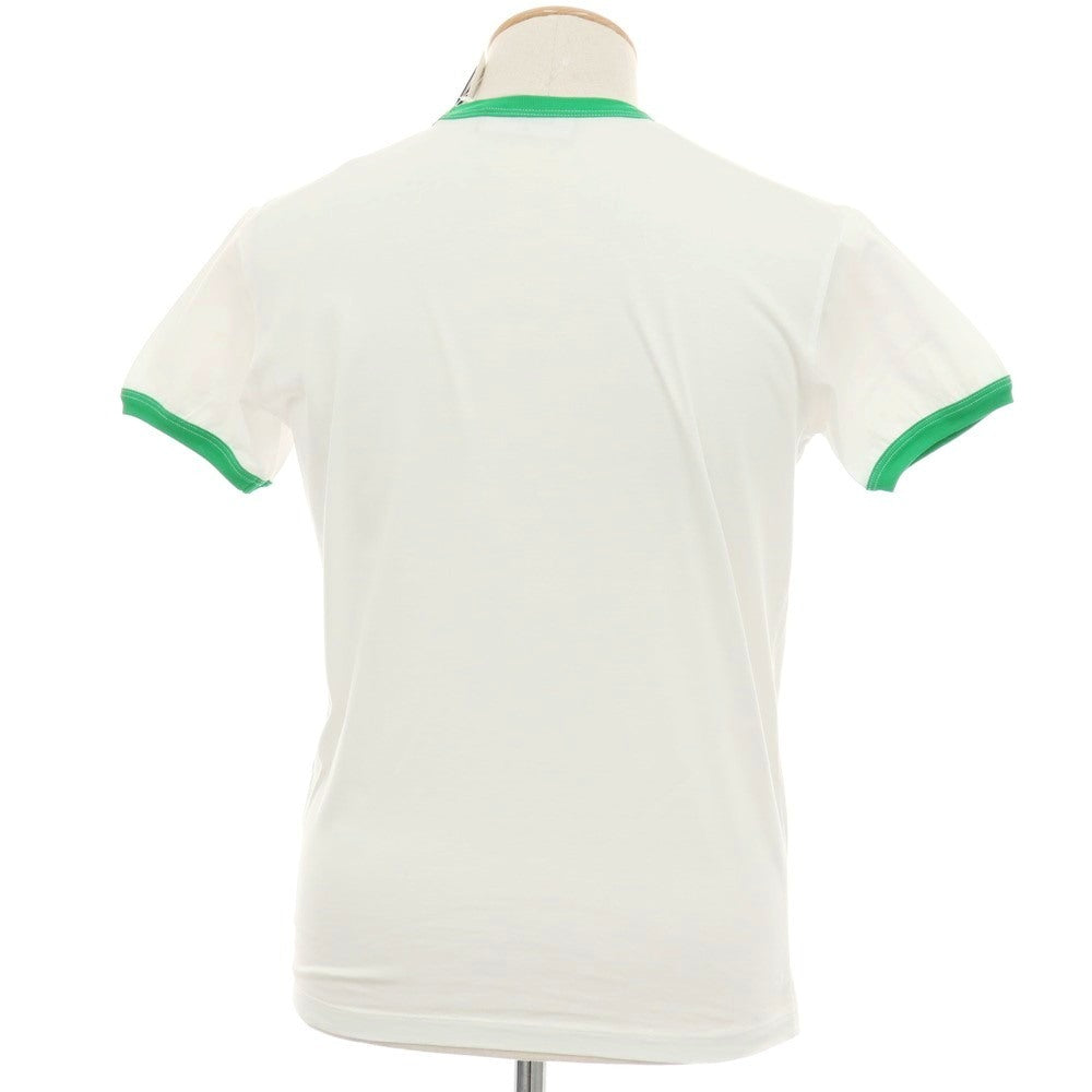 【新品アウトレット】ディースクエアード DSQUARED2 コットン クルーネック リンガー 半袖Ｔシャツ ホワイト【サイズXS】【 状態ランクN- 】【 メンズ 】