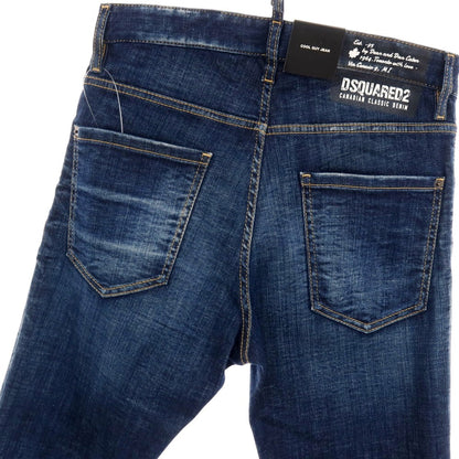 【新品】ディースクエアード DSQUARED2 COOL GUY JEAN ストレッチ コットン デニムパンツ ジーンズ ネイビー【サイズ42】【 状態ランクN 】【 メンズ 】