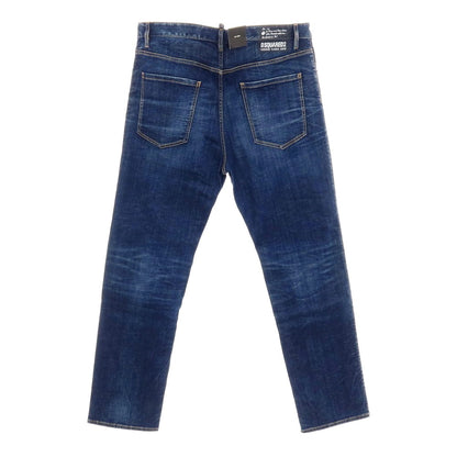 【新品】ディースクエアード DSQUARED2 642 JEAN ストレッチ コットン デニムパンツ ジーンズ ネイビー【サイズ56】【 状態ランクN 】【 メンズ 】
