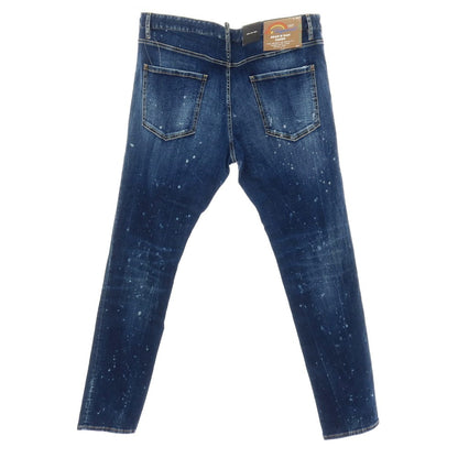 【新品】ディースクエアード DSQUARED2 COOL GUY JEAN ストレッチ コットン デニムパンツ ジーンズ ネイビー【サイズ56】【 状態ランクN 】【 メンズ 】