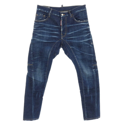 【新品】ディースクエアード DSQUARED2 TIDY BIKER JEAN ストレッチ コットン デニムパンツ ジーンズ ネイビー【サイズ44】【 状態ランクN 】【 メンズ 】