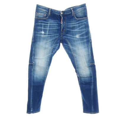 【SALE10%OFF/返品不可】【新品】ディースクエアード DSQUARED2 TIDY BIKER JEAN ストレッチ コットン デニムパンツ ジーンズ ブルー【 サイズ54 】【 状態ランクN 】【 メンズ 】