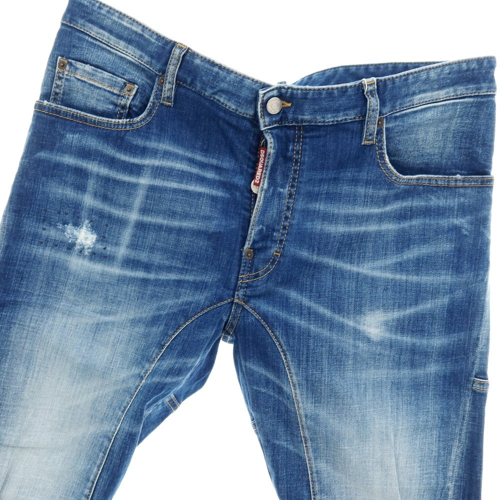 【SALE10%OFF/返品不可】【新品】ディースクエアード DSQUARED2 TIDY BIKER JEAN ストレッチ コットン デニムパンツ ジーンズ ブルー【 サイズ54 】【 状態ランクN 】【 メンズ 】