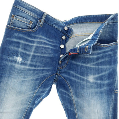 【SALE10%OFF/返品不可】【新品】ディースクエアード DSQUARED2 TIDY BIKER JEAN ストレッチ コットン デニムパンツ ジーンズ ブルー【 サイズ54 】【 状態ランクN 】【 メンズ 】