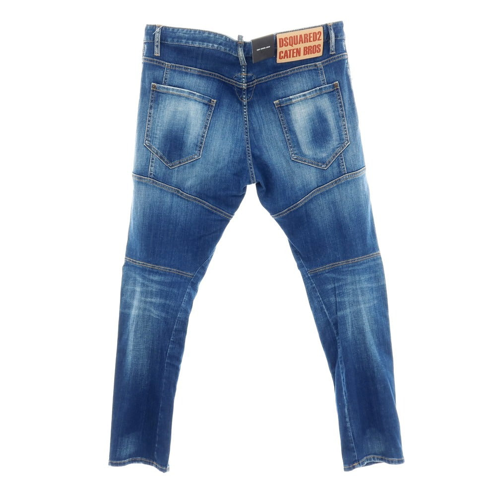 【SALE10%OFF/返品不可】【新品】ディースクエアード DSQUARED2 TIDY BIKER JEAN ストレッチ コットン デニムパンツ ジーンズ ブルー【 サイズ54 】【 状態ランクN 】【 メンズ 】
