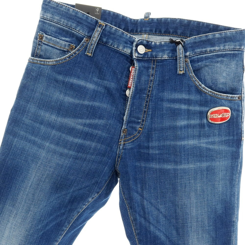 【新品】ディースクエアード DSQUARED2 COOL GUY JEAN ストレッチ コットン デニムパンツ ジーンズ ブルー【サイズ46】【 状態ランクN 】【 メンズ 】