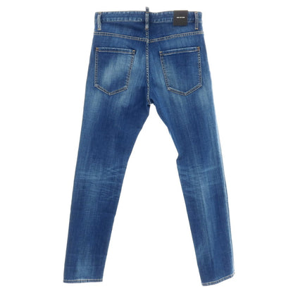 【新品】ディースクエアード DSQUARED2 COOL GUY JEAN ストレッチ コットン デニムパンツ ジーンズ ブルー【サイズ48】【 状態ランクN 】【 メンズ 】