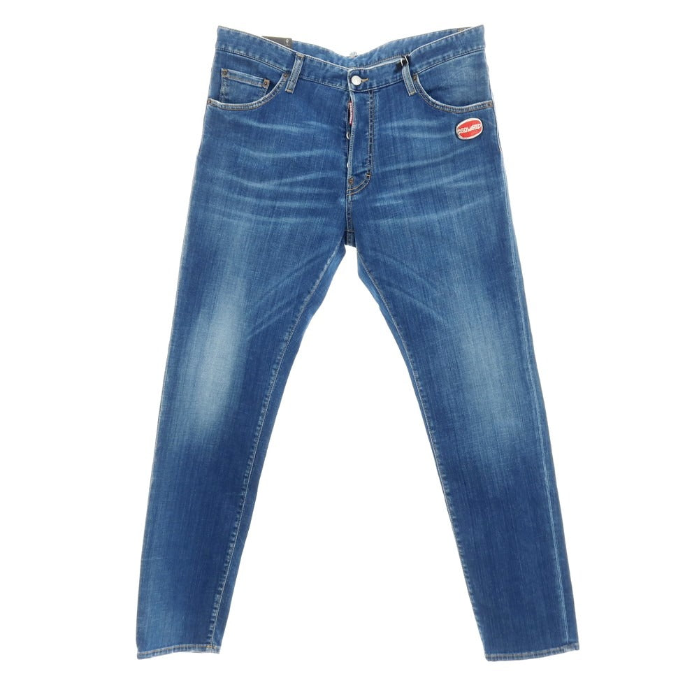 【新品】ディースクエアード DSQUARED2 COOL GUY JEAN ストレッチ コットン デニムパンツ ジーンズ ブルー【サイズ54】【 状態ランクN 】【 メンズ 】