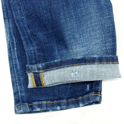 【新品】ディースクエアード DSQUARED2 SUPER TWINKY JEAN ストレッチ コットンポリエステル デニムパンツ ジーンズ ネイビー【サイズ54】【 状態ランクN 】【 メンズ 】
