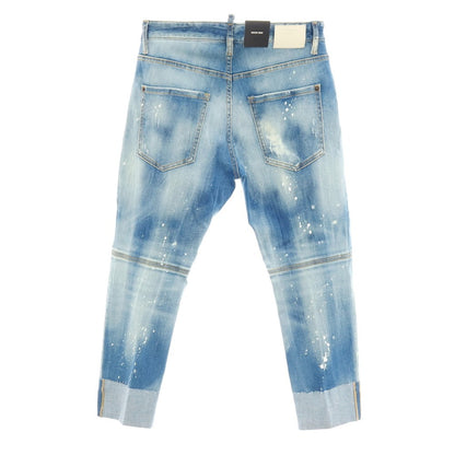 【新品】ディースクエアード DSQUARED2 SAILOR JEAN ストレッチ コットンポリエステル デニムパンツ ジーンズ ブルー【サイズ42】【 状態ランクN 】【 メンズ 】