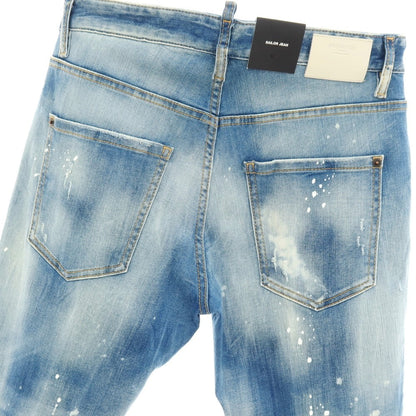 【新品】ディースクエアード DSQUARED2 SAILOR JEAN ストレッチ コットンポリエステル デニムパンツ ジーンズ ブルー【サイズ42】【 状態ランクN 】【 メンズ 】