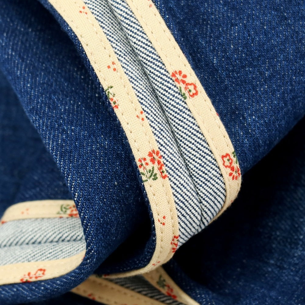 【新品】ディースクエアード DSQUARED2 642 JEAN ストレッチ コットン バックレースアップ デニムパンツ ジーンズ ネイビー【サイズ42】【 状態ランクN 】【 メンズ 】
