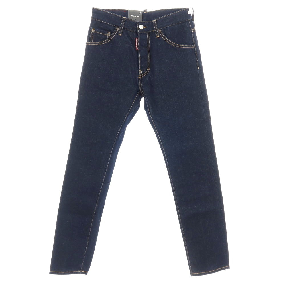 【新品】ディースクエアード DSQUARED2 COOL GUY JEAN コットン デニムパンツ ジーンズ ネイビー【サイズ42】【 状態ランクN 】【 メンズ 】