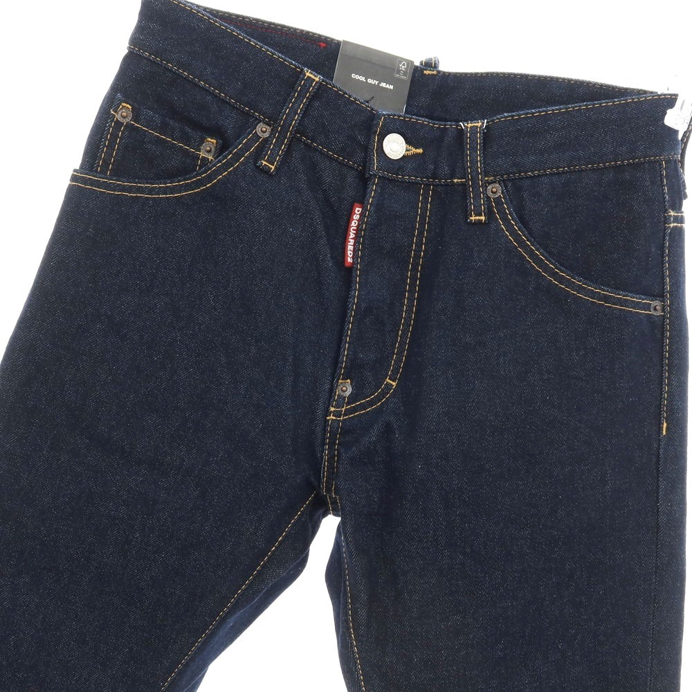 【新品】ディースクエアード DSQUARED2 COOL GUY JEAN コットン デニムパンツ ジーンズ ネイビー【サイズ42】【 状態ランクN 】【 メンズ 】