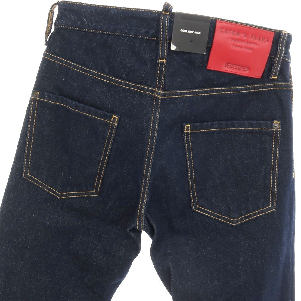 【新品】ディースクエアード DSQUARED2 COOL GUY JEAN コットン デニムパンツ ジーンズ ネイビー【サイズ42】【 状態ランクN 】【 メンズ 】