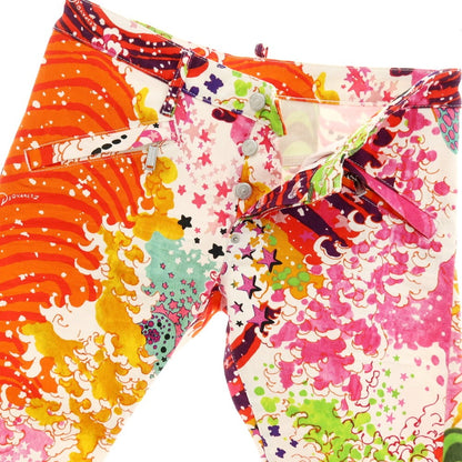 【SALE10%OFF/返品不可】【新品】ディースクエアード DSQUARED2 Psychedelic Dreams Sexy ストレッチ コットン デニムパンツ S71LB1431 マルチカラー【 サイズ48 】【 状態ランクN 】【 メンズ 】