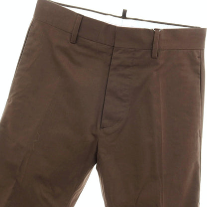 【SALE10%OFF/返品不可】【新品】ディースクエアード DSQUARED2 Panama Pant ストレッチ コットン カジュアルスラックスパンツ S71KB0588 ブラウン【 サイズ42 】【 状態ランクN 】【 メンズ 】