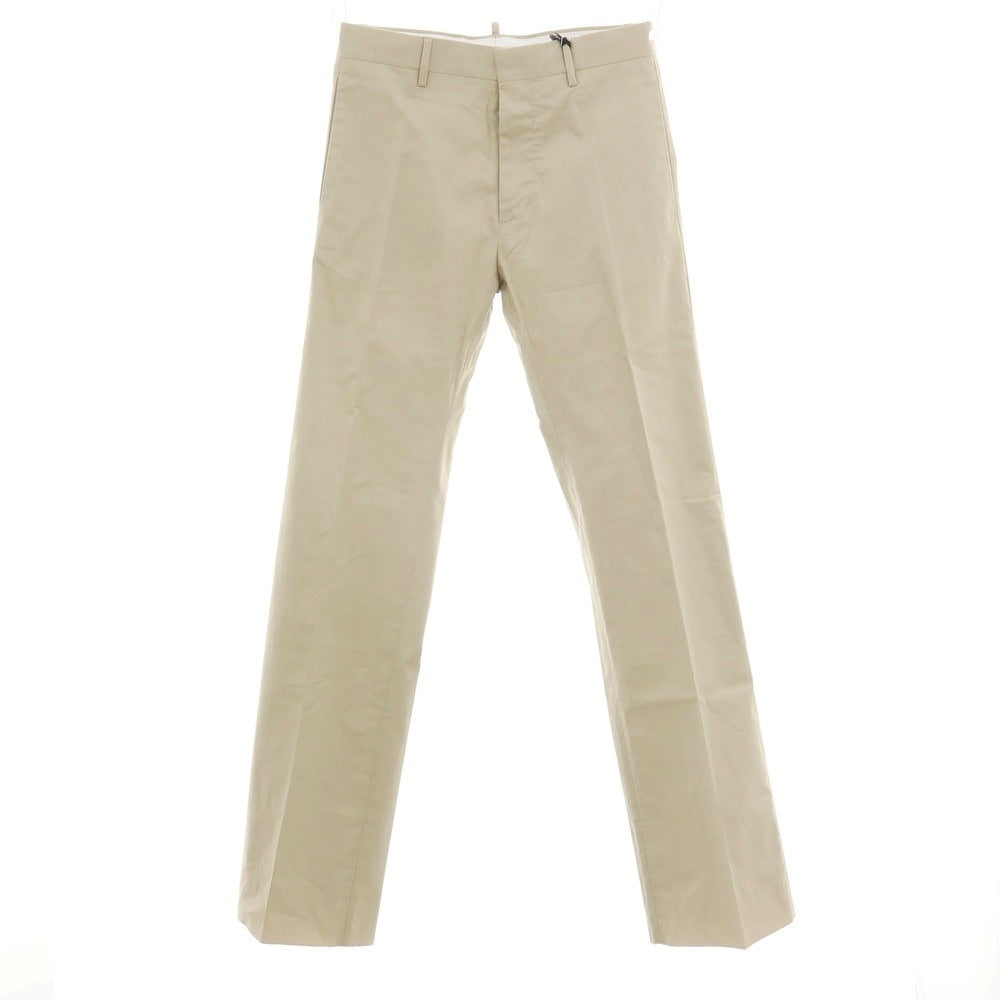 【新品】ディースクエアード DSQUARED2 Panama Pant ストレッチ コットン カジュアルスラックスパンツ S71KB0588 ベージュ【サイズ48】【 状態ランクN 】【 メンズ 】