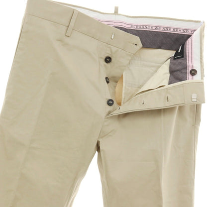 【新品】ディースクエアード DSQUARED2 Panama Pant ストレッチ コットン カジュアルスラックスパンツ S71KB0588 ベージュ【サイズ48】【 状態ランクN 】【 メンズ 】