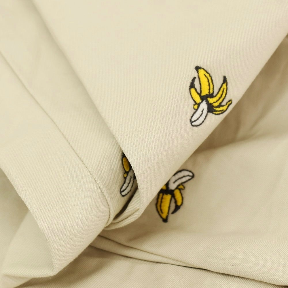 【新品】ディースクエアード DSQUARED2 Fruit Embroidery SEXY CHINO PANT コットン バナナ チノパンツ ベージュ【サイズ42】【 状態ランクN 】【 メンズ 】