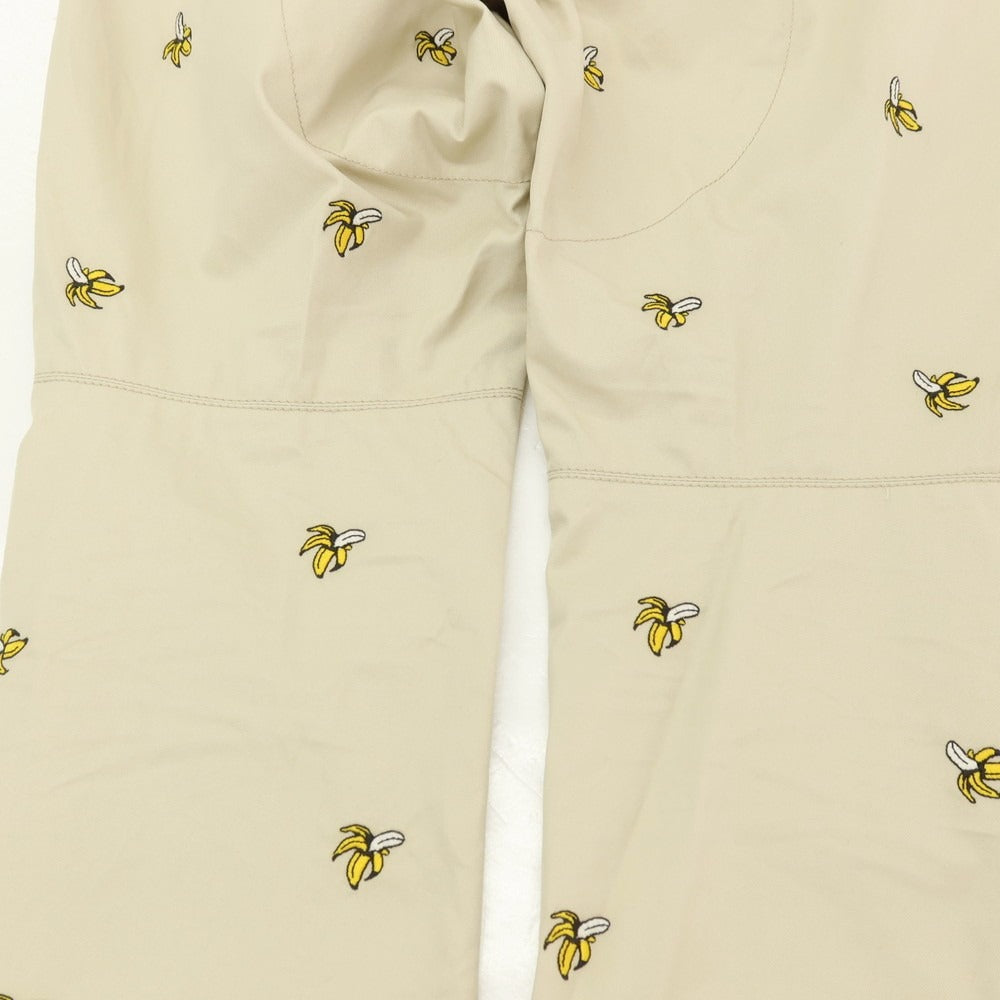 【新品】ディースクエアード DSQUARED2 Fruit Embroidery SEXY CHINO PANT コットン バナナ チノパンツ ベージュ【サイズ42】【 状態ランクN 】【 メンズ 】