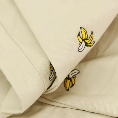 【SALE10%OFF/返品不可】【新品】ディースクエアード DSQUARED2 Fruit Embroidery SEXY CHINO PANT コットン バナナ チノパンツ ベージュ【 サイズ44 】【 状態ランクN 】【 メンズ 】