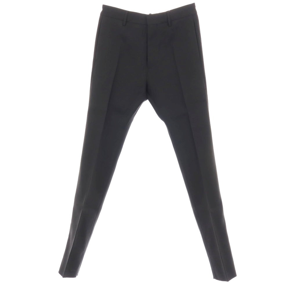 【新品アウトレット】ディースクエアード DSQUARED2 CIGARETTE PANT ウールシルク ドレススラックスパンツ ブラック【サイズ46】【 状態ランクN- 】【 メンズ 】