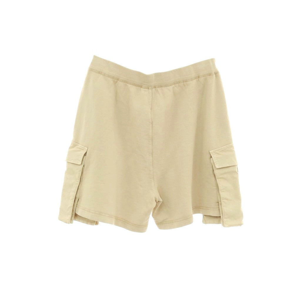 【新品】ディースクエアード DSQUARED2 BIG CARGO FIT 製品加工 コットン スウェット ショートパンツ ベージュ【サイズL】【 状態ランクN 】【 メンズ 】