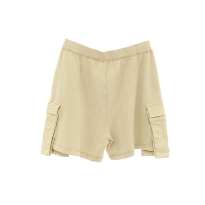 【新品】ディースクエアード DSQUARED2 BIG CARGO FIT 製品加工 コットン スウェット ショートパンツ ベージュ【サイズL】【 状態ランクN 】【 メンズ 】