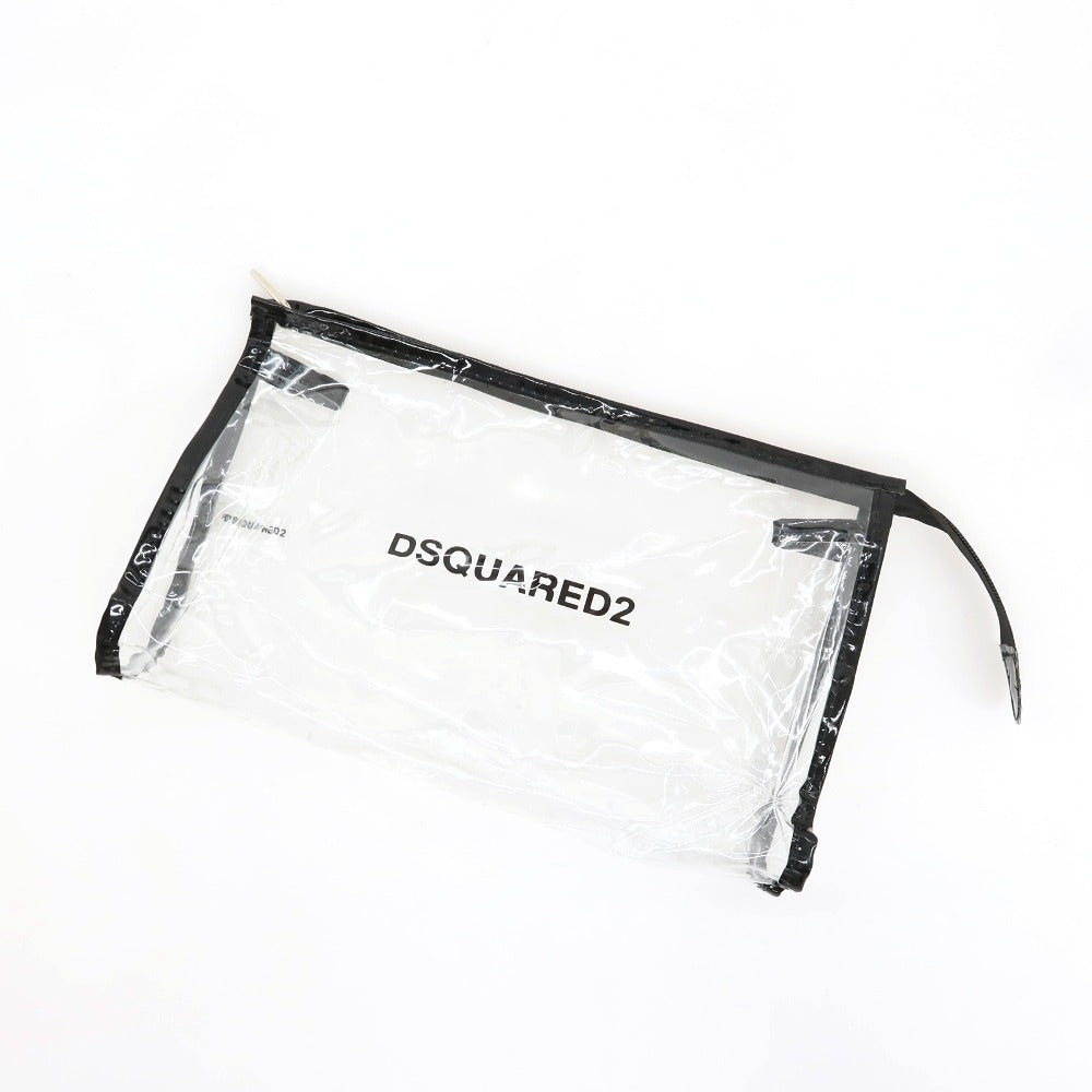 【新品アウトレット】ディースクエアード DSQUARED2 S82FF0001 ラバー系 ビーチサンダル ブラック【サイズ42】【 状態ランクN- 】【 メンズ 】