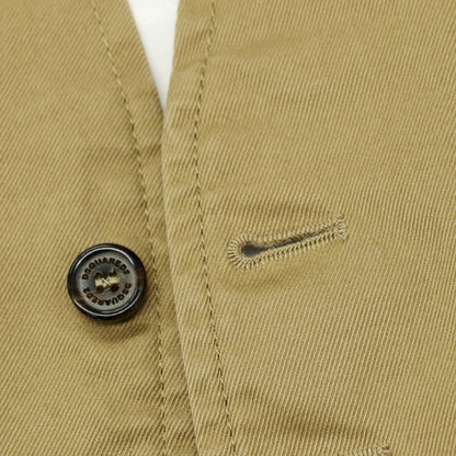 【新品】ディースクエアード DSQUARED2 コットンポリウレタン カジュアル系ジレ ベスト カーキベージュ【サイズ46】【 状態ランクN 】【 メンズ 】