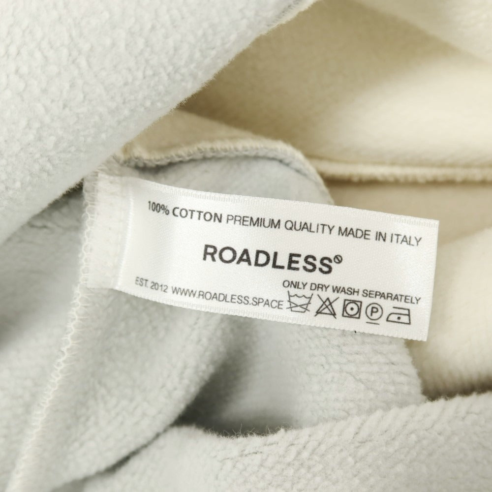 【新品アウトレット】ロードレス ROADLESS コットン スウェット 切り替えデザイン プルオーバー パーカー ベージュxグレー【サイズM】【 状態ランクN- 】【 メンズ 】