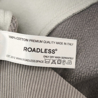【新品アウトレット】ロードレス ROADLESS コットン 切り替えデザイン クルーネック スウェット グレー系【サイズM】【 状態ランクN- 】【 メンズ 】